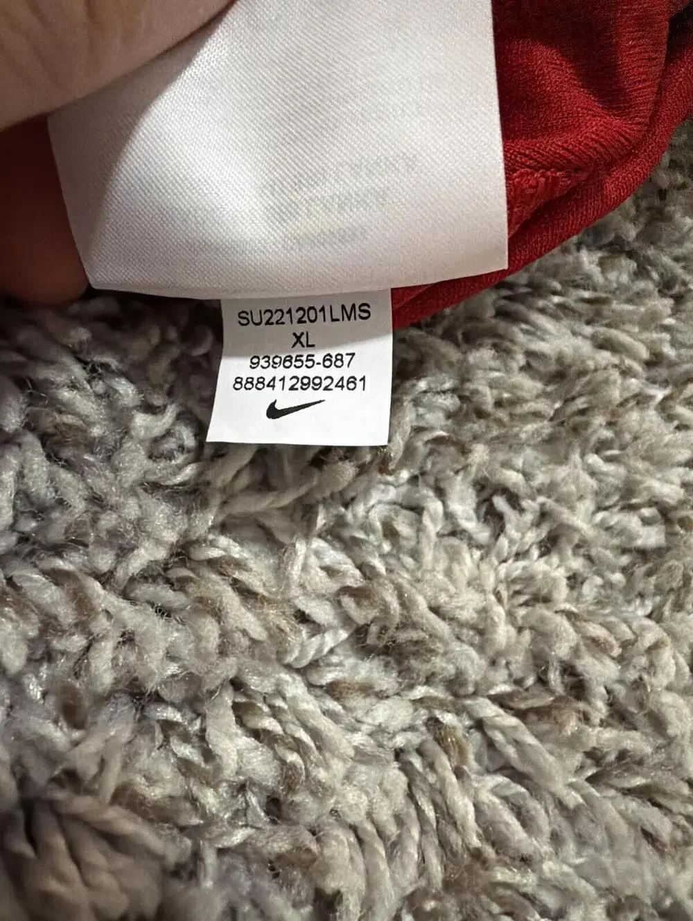 Nike Boys Red Gym Basketball Shorts XL